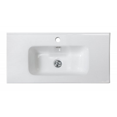 Раковина керамическая встраиваемая белая 81x39см Belbagno BB800/390ETL