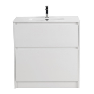 Тумба под раковину напольная белая матовая 70см Belbagno KRAFT KRAFT39-700/390-2C-PIA-BO