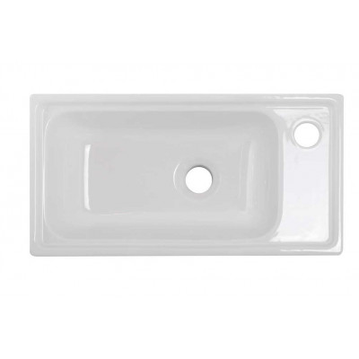 Раковина керамическая встраиваемая белая 50x28см Belbagno 7045-KL