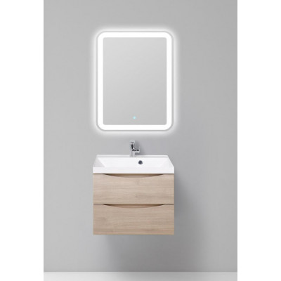 Тумба под раковину подвесная серое дерево 56см Belbagno MARINO-CER-600-2C-SO-RG-P
