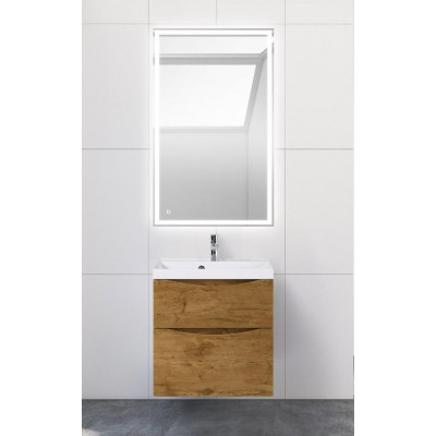 Тумба под раковину подвесная светлый дуб 60см Belbagno MARINO-H60-600-2C-SO-RN-P