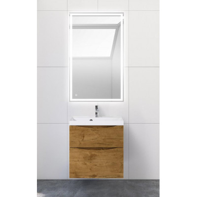Тумба под раковину подвесная светлый дуб 70см Belbagno MARINO-H60-700-2C-SO-RN-P