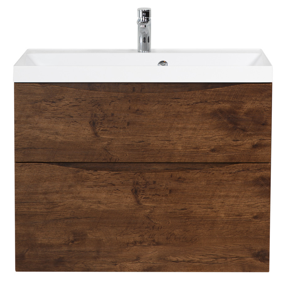 Тумба под раковину подвесная темный дуб 90см Belbagno MARINO-H60-900-2C-SO-RW-P