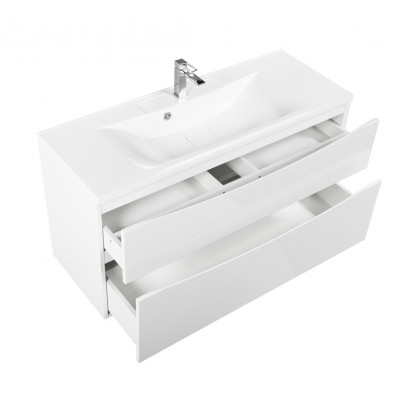 Тумба под раковину подвесная белая 100см Belbagno MARINO-H60-1000-2C-SO-BL-P