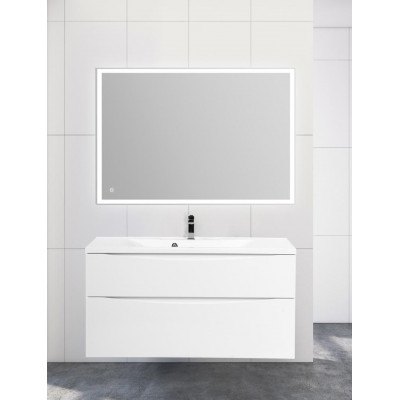 Тумба под раковину подвесная белая 100см Belbagno MARINO-H60-1000-2C-SO-BL-P