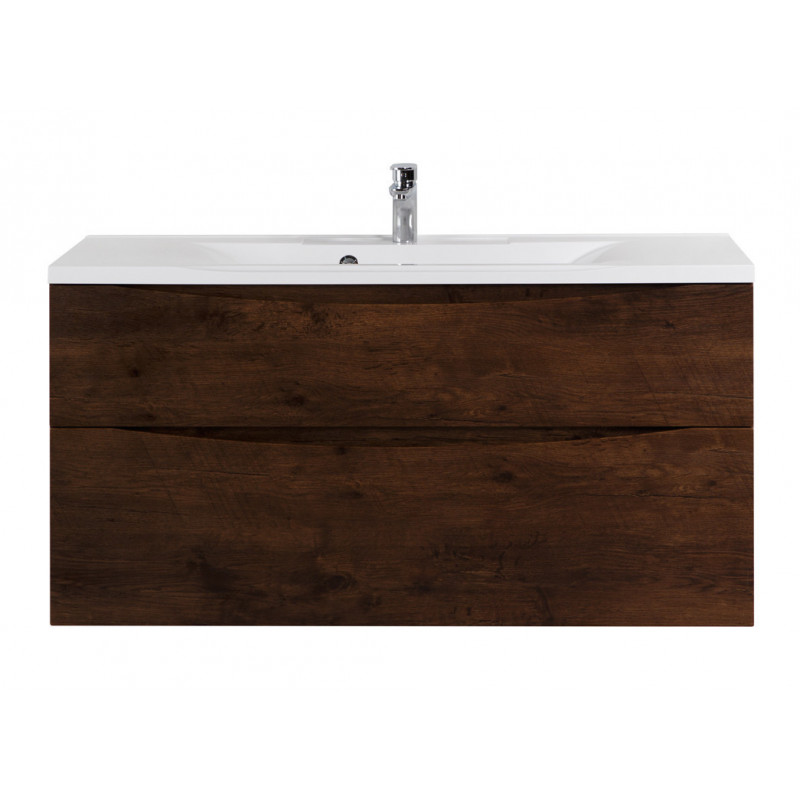 Тумба под раковину подвесная темный дуб 100см Belbagno MARINO-H60-1000-2C-SO-RW-P