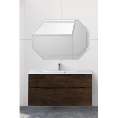 Тумба под раковину подвесная темный дуб 100см Belbagno MARINO-H60-1000-2C-SO-RW-P