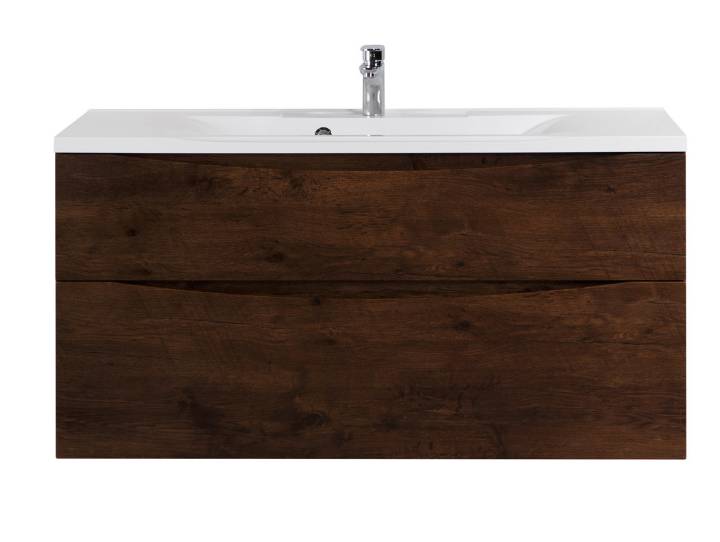 Тумба под раковину подвесная темный дуб 120см Belbagno MARINO-H60-1200-2C-SO-RW-P