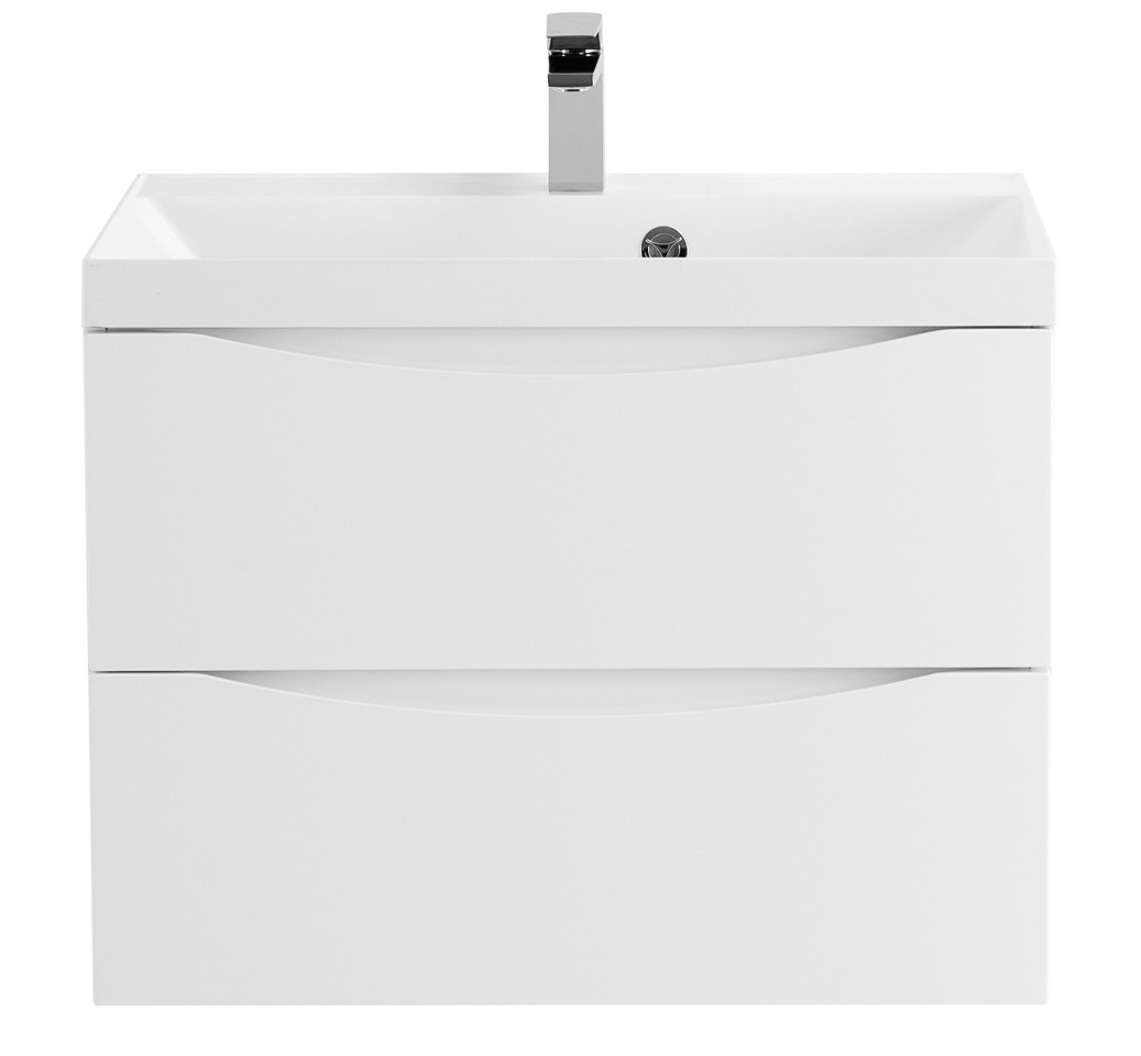 Тумба под раковину подвесная белая 60см Belbagno MARINO-600-2C-SO-BL-P