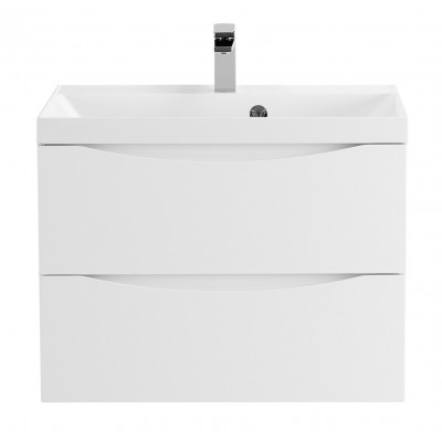 Тумба под раковину подвесная белая матовая 60см Belbagno MARINO-600-2C-SO-BO-P
