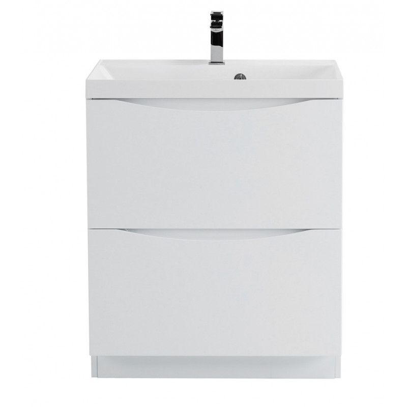 Тумба под раковину напольная белая 60см Belbagno MARINO-600-2C-PIA-BL-P