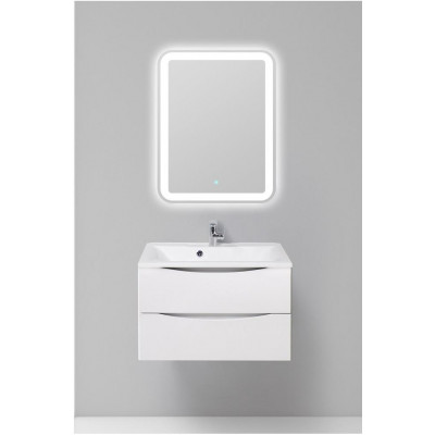 Тумба под раковину подвесная белая 75см Belbagno MARINO-750-2C-SO-BL-P