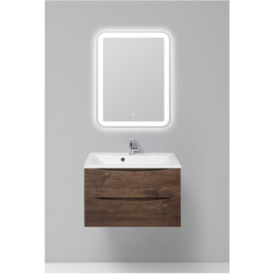Тумба под раковину подвесная дуб темный 75см Belbagno MARINO-750-2C-SO-RW-P