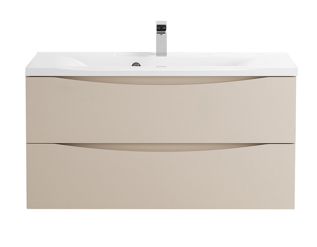 Тумба под раковину подвесная кремовая 80см Belbagno MARINO-800-2C-SO-CO-P