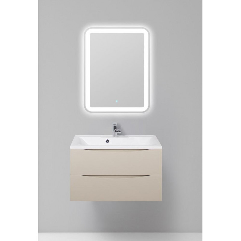 Тумба под раковину подвесная кремовая 80см Belbagno MARINO-800-2C-SO-CO-P