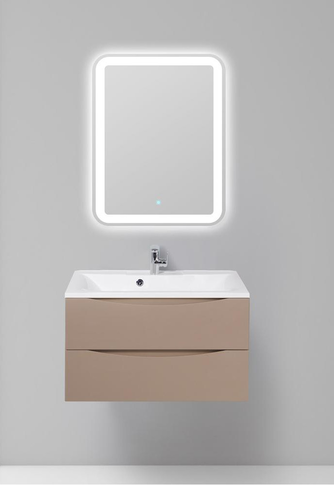 Тумба под раковину подвесная капучино 90см Belbagno MARINO-900-2C-SO-CL-P