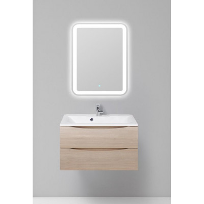 Тумба под раковину подвесная серое дерево 90см Belbagno MARINO-900-2C-SO-RG-P