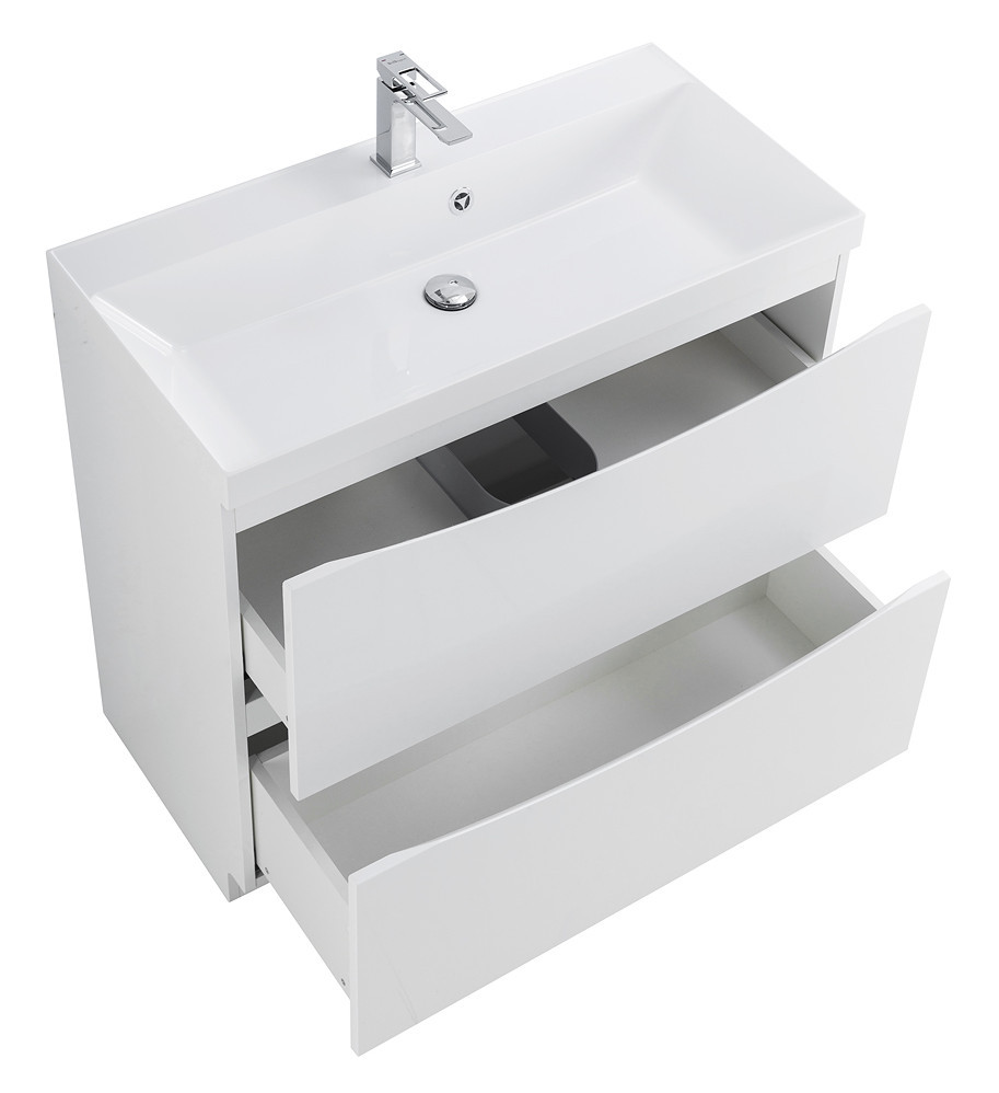 Тумба под раковину напольная белая 90см Belbagno MMARINO-900-2C-PIA-BL-P