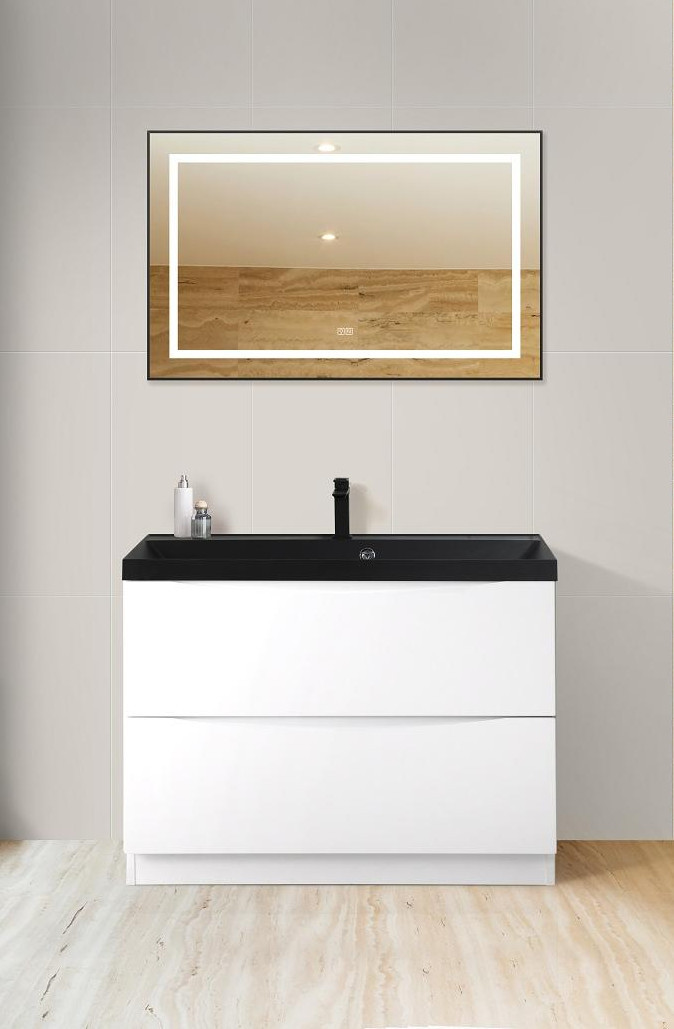 Тумба под раковину напольная белая 90см Belbagno MMARINO-900-2C-PIA-BL-P
