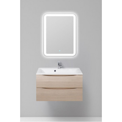 Тумба под раковину подвесная серое дерево 100см Belbagno MARINO-1000-2C-SO-RG-P
