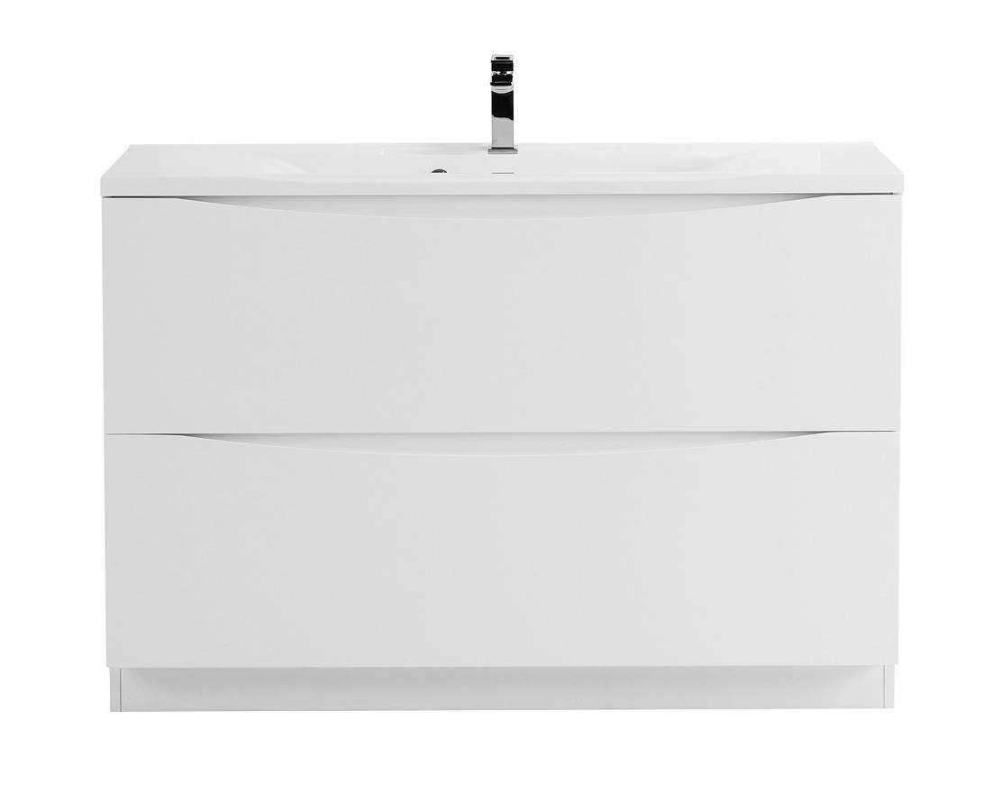 Тумба под раковину напольная белая 100см Belbagno MARINO-1000-2C-PIA-BL-P