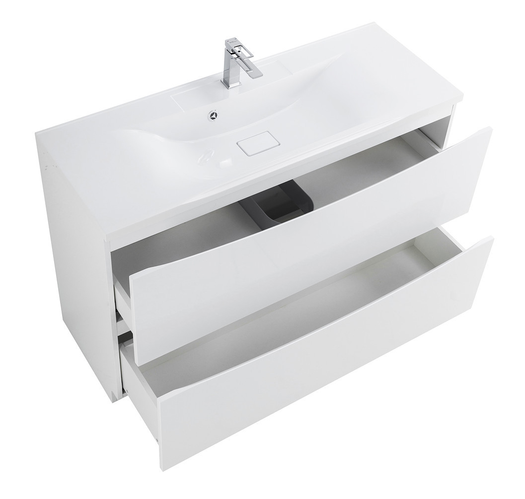Тумба под раковину напольная белая 100см Belbagno MARINO-1000-2C-PIA-BL-P