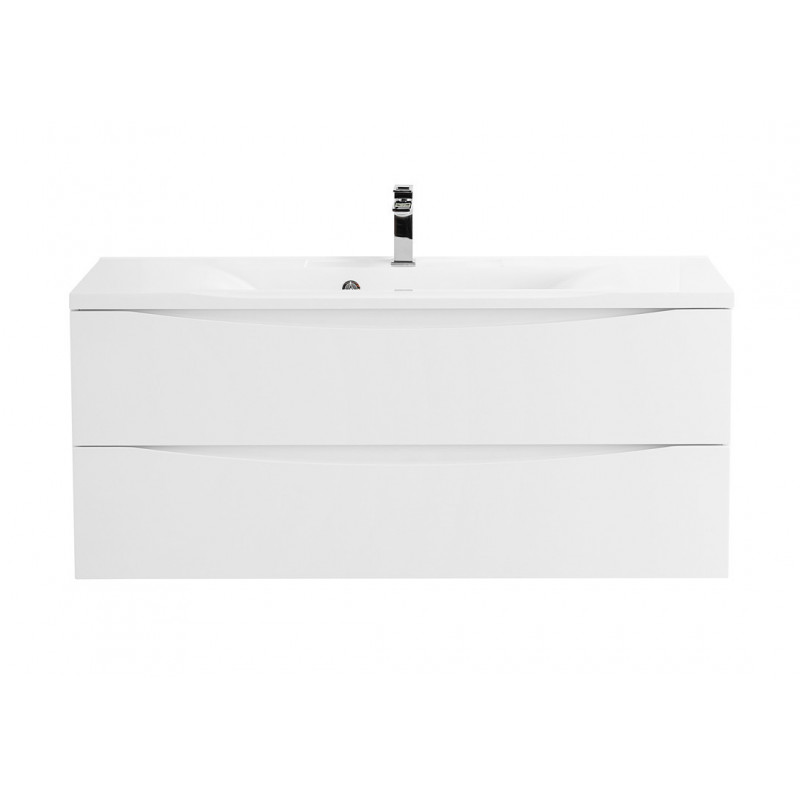 Тумба под раковину подвесная белая 120см Belbagno MARINO-1200-2C-SO-BL-P