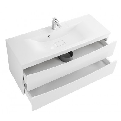 Тумба под раковину подвесная белая 120см Belbagno MARINO-1200-2C-SO-BL-P