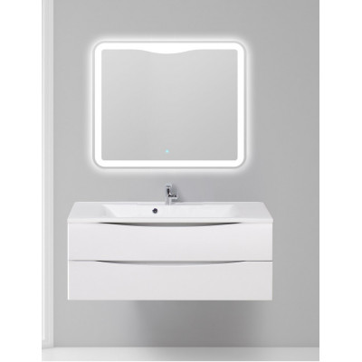 Тумба под раковину подвесная белая 120см Belbagno MARINO-1200-2C-SO-BL-P