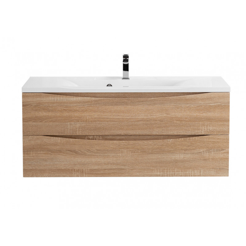 Тумба под раковину подвесная светлое дерево 120см Belbagno MARINO-1200-2C-SO-WO-P