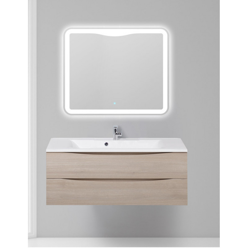 Тумба под раковину подвесная серое дерево 120см Belbagno MARINO-1200-2C-SO-RG-P