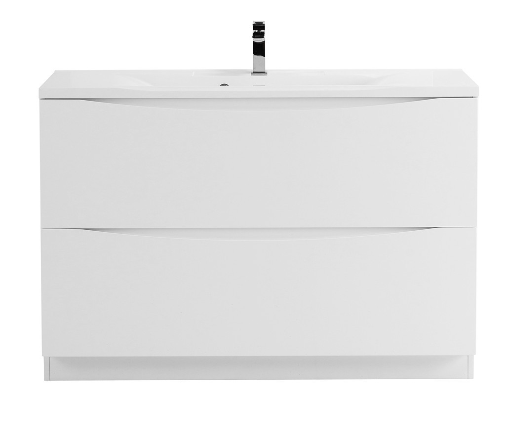 Тумба под раковину напольная белая 120см Belbagno MARINO-1200-2C-PIA-BL-P