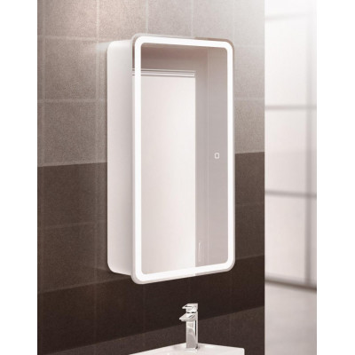 Зеркальный шкаф с подсветкой 40х80см Belbagno MARINO SPC-MAR-400/800-1A-LED-TCH