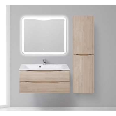 Шкаф-пенал подвесной серое дерево 40см правый Belbagno FLY-MARINO-1500-2A-SC-RG-P-R