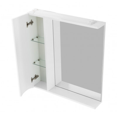 Зеркальный шкаф подвесной 60х75см Belbagno MARINO-SPC-600/750-1A-BL-P-L