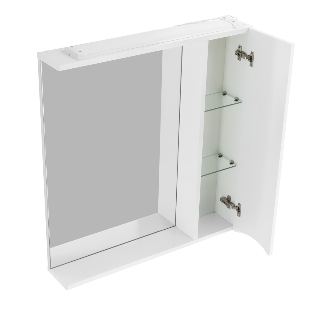 Зеркальный шкаф подвесной 60х75см Belbagno MARINO-SPC-600/750-1A-BL-P-R