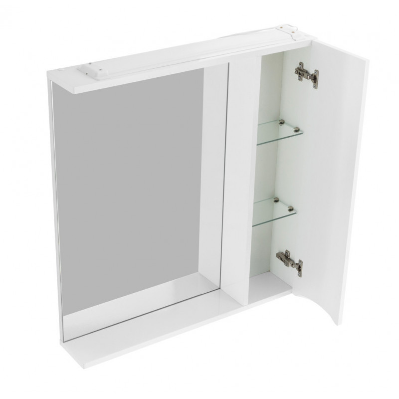 Зеркальный шкаф подвесной 70х75см Belbagno MARINO-SPC-700/750-1A-BL-P-R