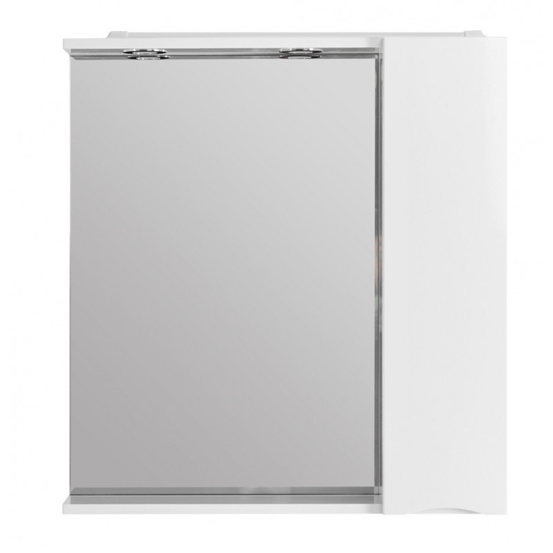 Зеркальный шкаф подвесной 80х75см Belbagno MARINO-SPC-800/750-1A-BL-P-R