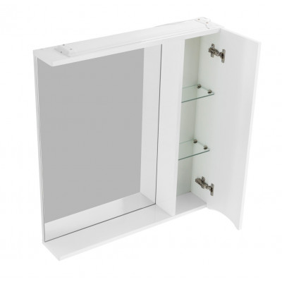 Зеркальный шкаф подвесной 80х75см Belbagno MARINO-SPC-800/750-1A-BL-P-R