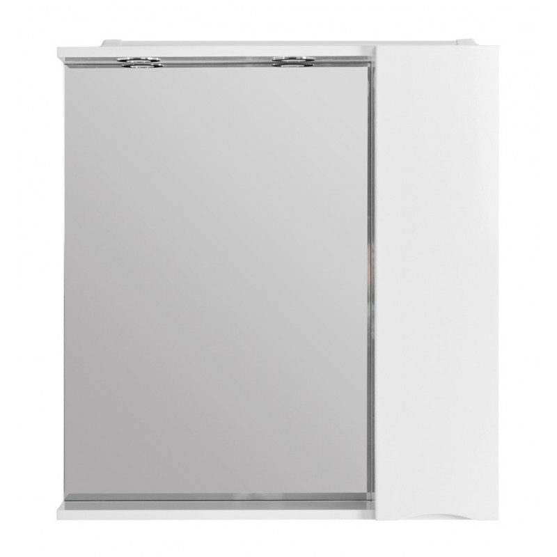 Зеркальный шкаф подвесной 90х75см Belbagno MARINO-SPC-900/750-1A-BL-P-R