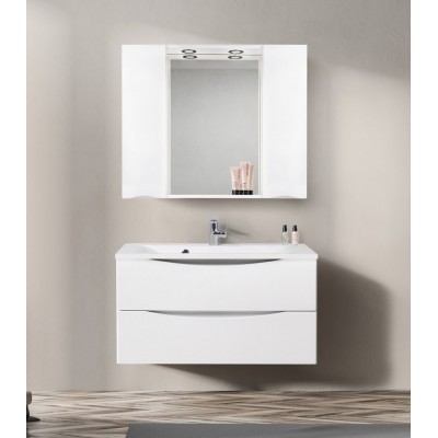 Зеркальный шкаф подвесной 120х75см Belbagno MARINO-SPC-1200/750-2A-BL-P