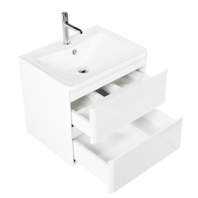 Тумба под раковину подвесная белая 60см Belbagno ALBANO-600-2C-SO-BL
