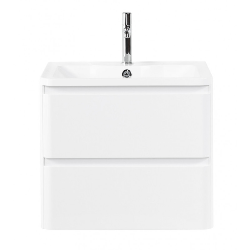 Тумба под раковину подвесная белая 70см Belbagno ALBANO-700-2C-SO-BL