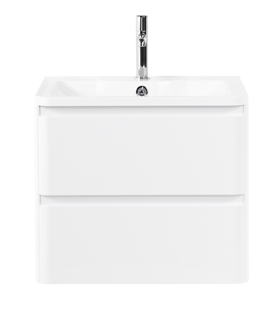 Тумба под раковину подвесная белая 70см Belbagno ALBANO-700-2C-SO-BL