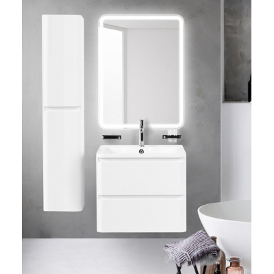 Тумба под раковину подвесная белая 70см Belbagno ALBANO-700-2C-SO-BL
