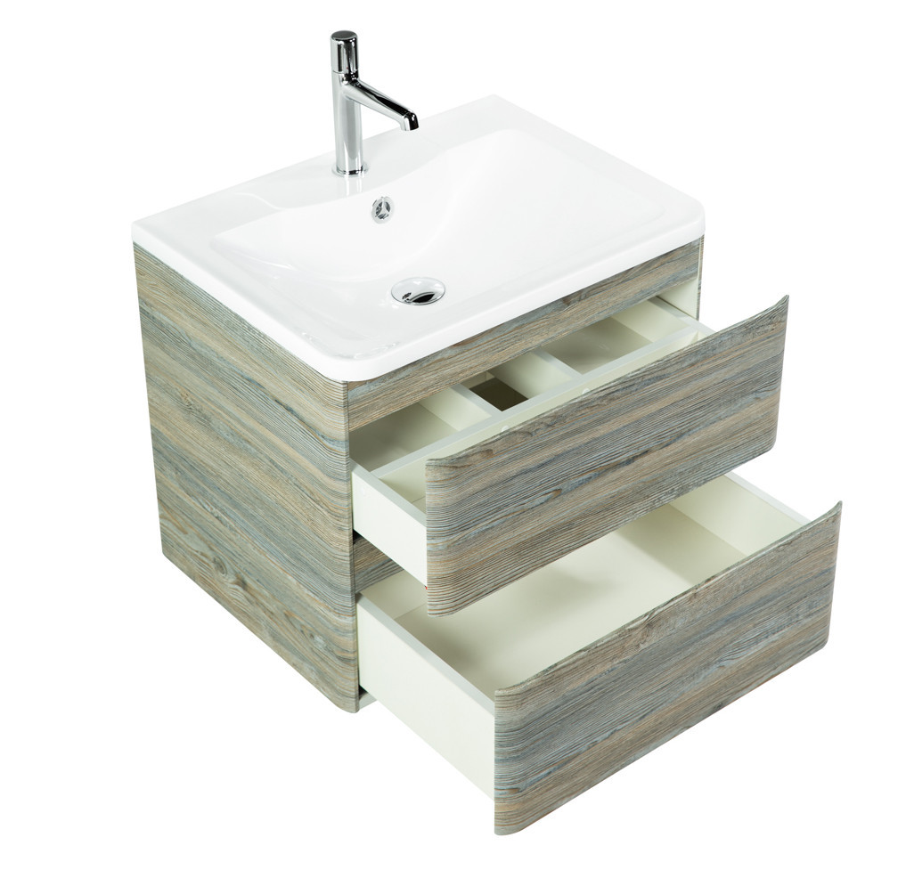 Тумба под раковину подвесная сосна скания 70см Belbagno ALBANO-700-2C-SO-PS