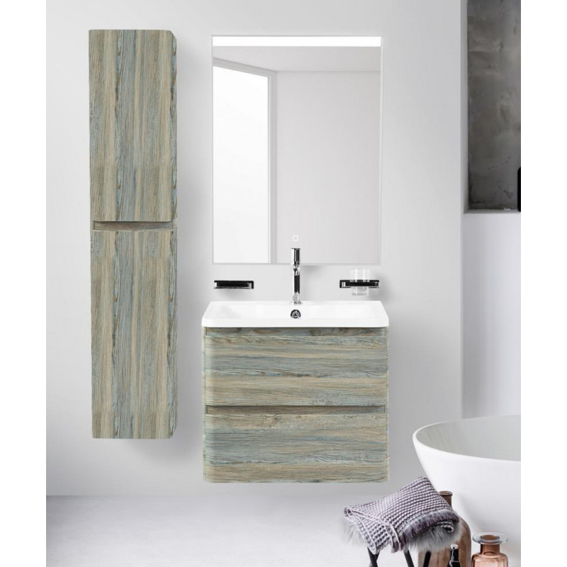 Тумба под раковину подвесная сосна скания 70см Belbagno ALBANO-700-2C-SO-PS