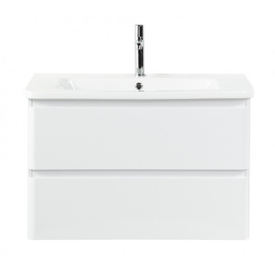 Тумба под раковину подвесная белая 80см Belbagno ALBANO-800-2C-SO-BL