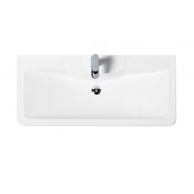 Раковина из литьевого мрамора встраиваемая белая 90x45см Belbagno BB900/455-LV-MR-ALR