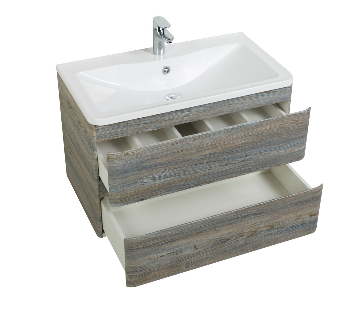 Тумба под раковину подвесная сосна скания 90см Belbagno ALBANO-900-2C-SO-PS